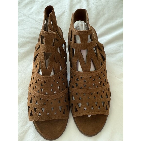 Steve Madden NWOT Women's Brown  Estee Caged Dress Sandal Size 9M - Picture 3 of 7